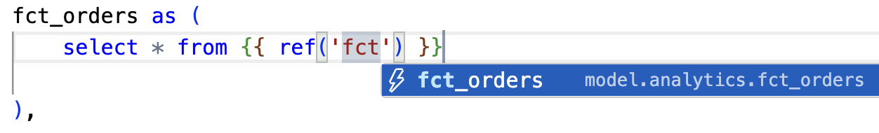 Cross-project ref autocomplete in the Studio IDE